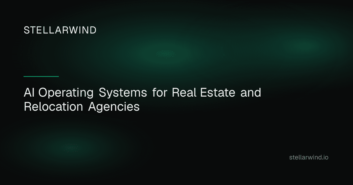 AI for Real Estate Agents, a Stellarwind guide
